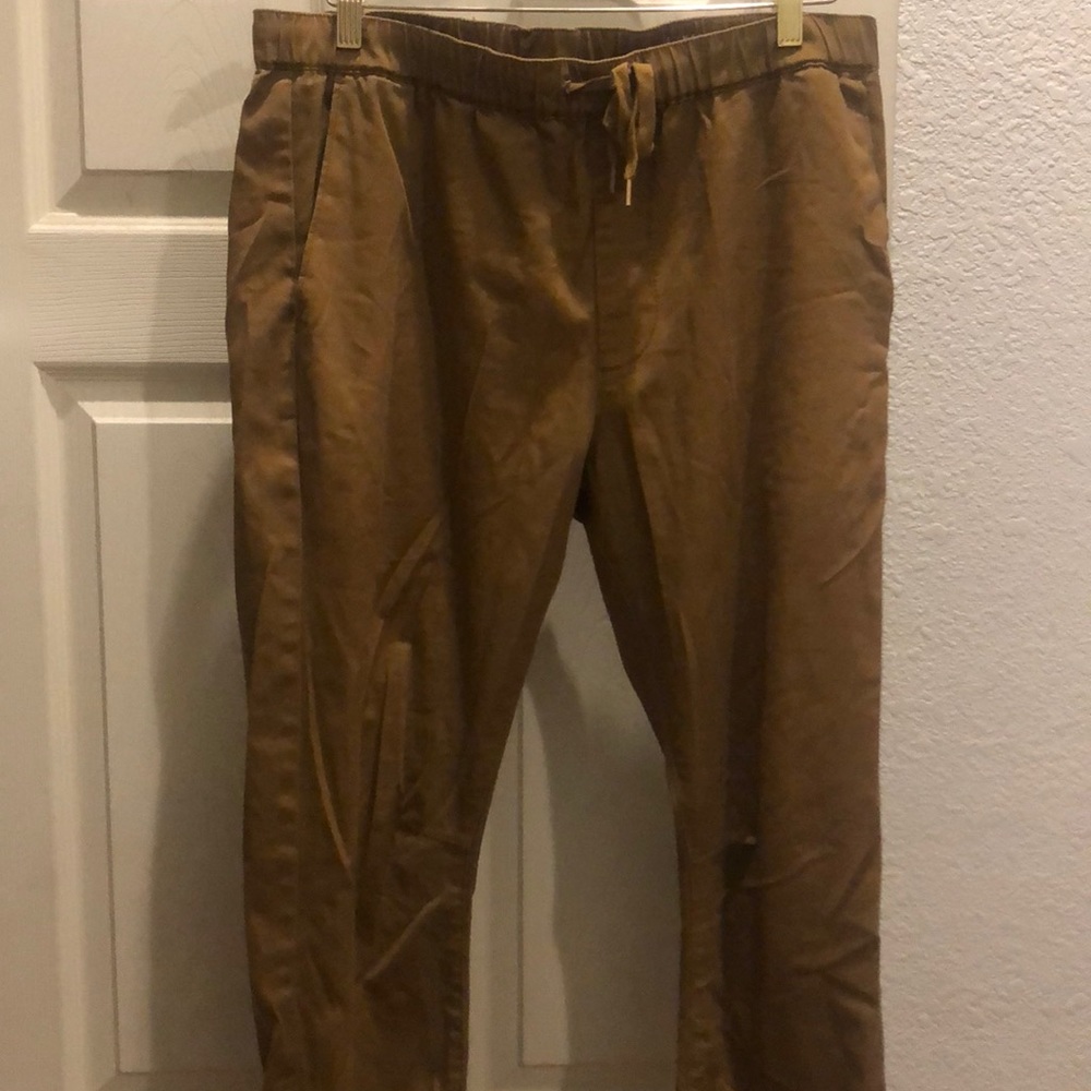Like New Light Brown Bullhead Denim Joggers